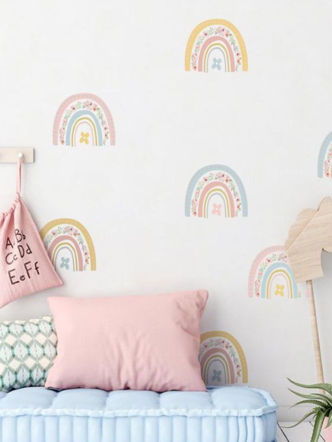 The Nurserie PH Floral Rainbow Wall Decals Nursery Stickers edamama